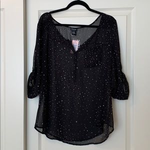 Torrid blouse with stars - Size 1